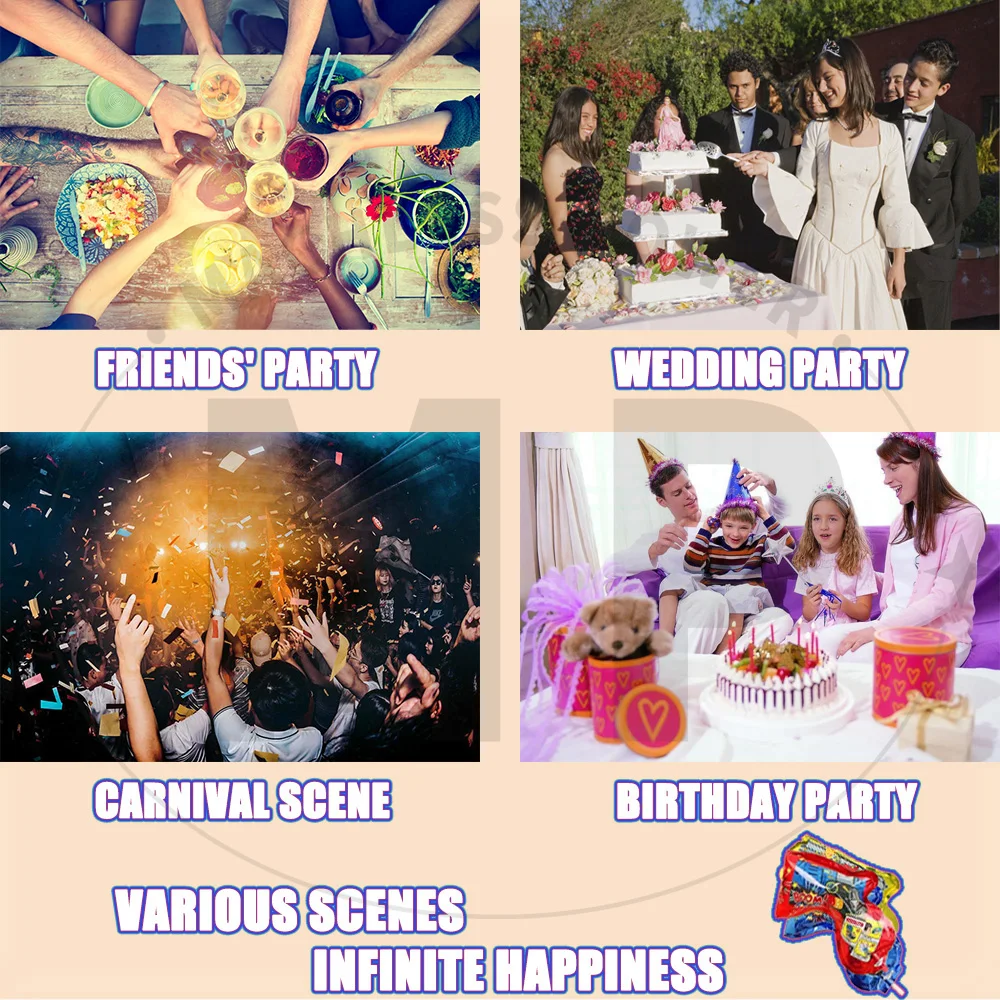 10 ~ 100 adet Renk Rastgele Fl - Confetti Cannon Tube incelemesi ve fiyatı