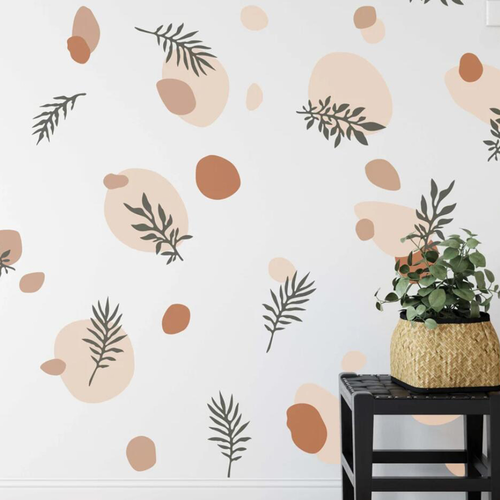 Yeşillik Boho yaprak renk nokt - Flower Wall Panel incelemesi ve fiyatı