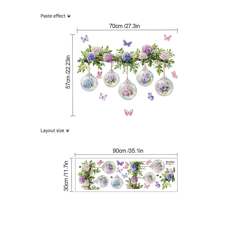 1 Adet Ortanca Çiçeği Duvar Çı - Flower Wall Panel incelemesi ve fiyatı