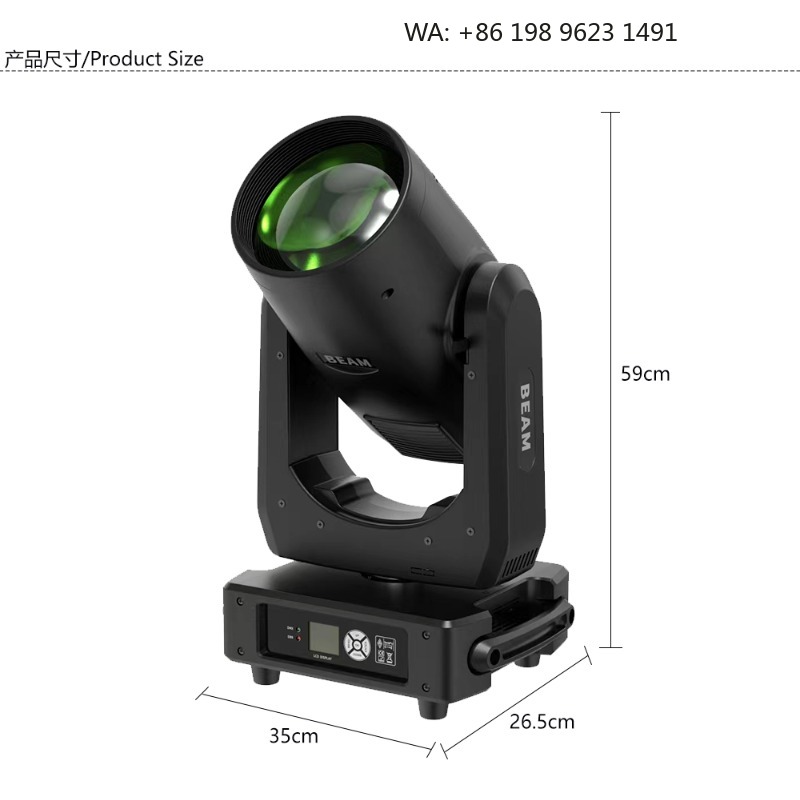 480W Gökkuşağı Hareketli Kafa  - Event & Party Supply incelemesi ve fiyatı