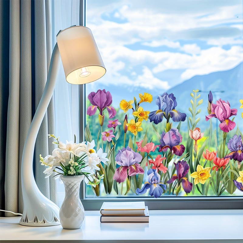 Renkli Güzel Iris Çiçek duvar  - Flower Wall Panel incelemesi ve fiyatı