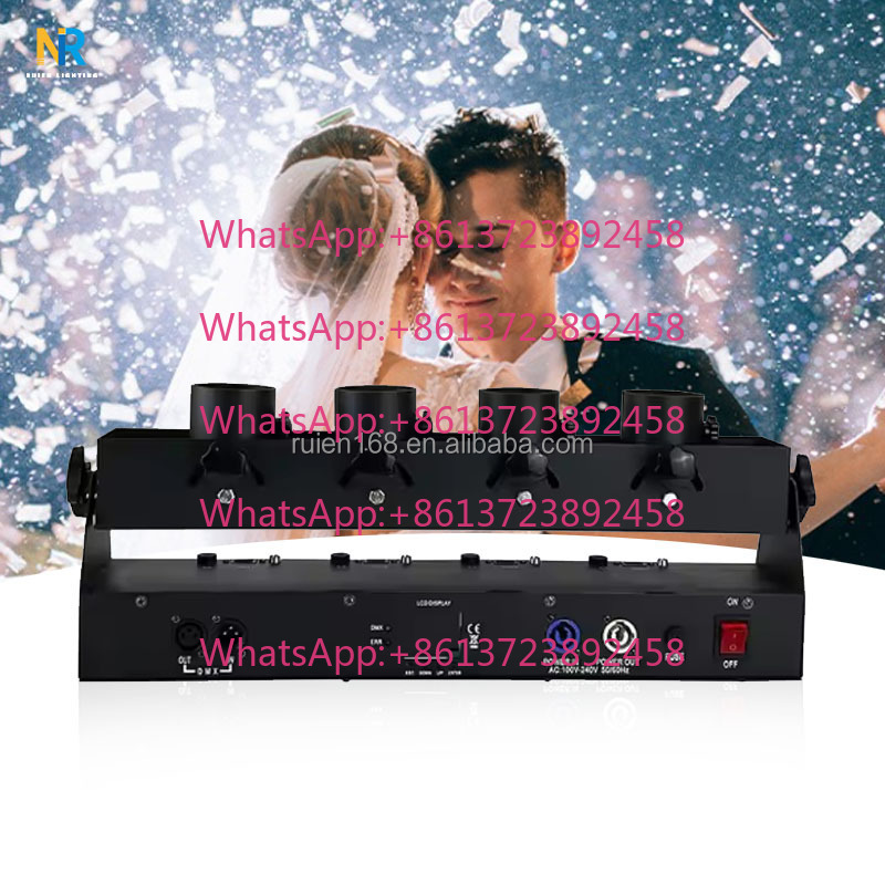 DMX 512 Dört Tüplü Konfeti Mak - Confetti Cannon Tube incelemesi ve fiyatı