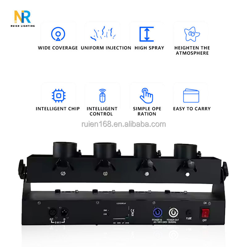 DMX 512 Dört Tüplü Konfeti Mak - Confetti Cannon Tube incelemesi ve fiyatı