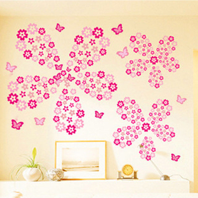 108 adet Çiçek DIY Duvar Çıkar - Flower Wall Panel incelemesi ve fiyatı