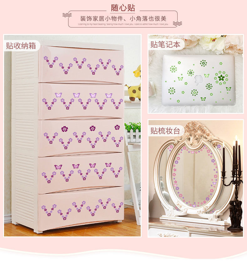 108 adet Çiçek DIY Duvar Çıkar - Flower Wall Panel incelemesi ve fiyatı
