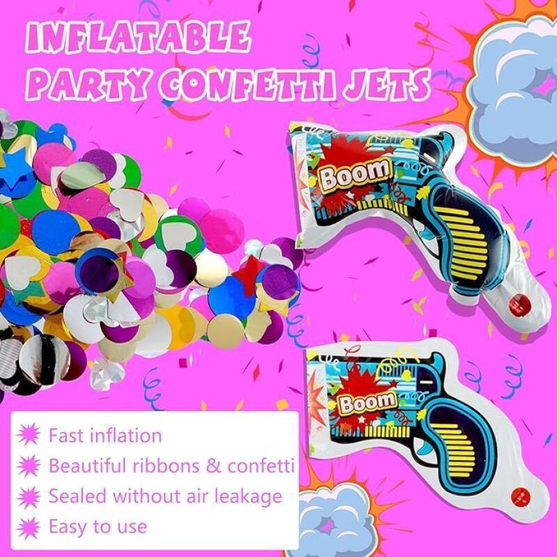 10 adet şişme bom konfeti popp - Confetti Cannon Tube incelemesi ve fiyatı